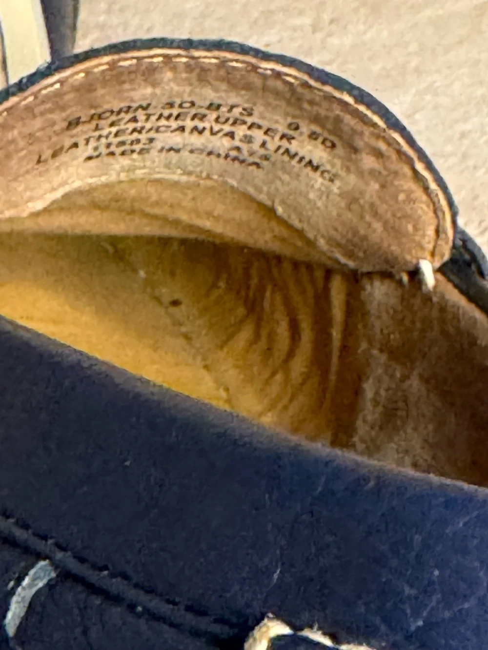 Polo Ralph Lauren Blue Leather Bjorn Penny Loafers Size 9.5D